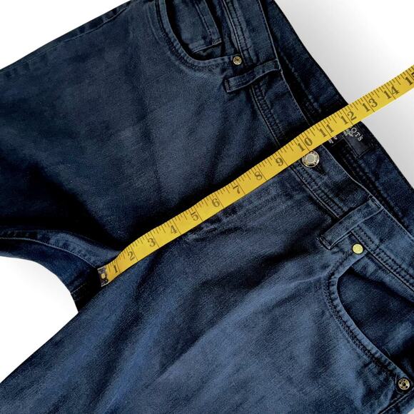 Talbots Petites Denim Cropped Straight Leg Stretch Jeans Size 14P Washed Black - Picture 9 of 12